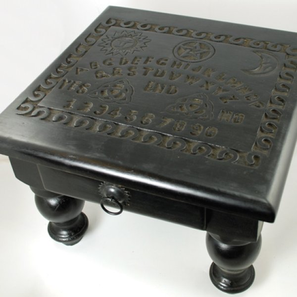 Spirit Board altar table with Drawer 12" x 12" x 9"