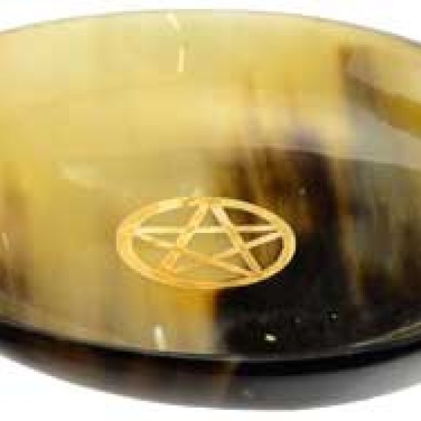 6" Pentagram ritual bowl