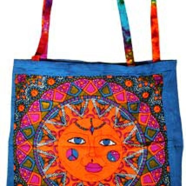18" x 18" Multi Color Sun tote bag