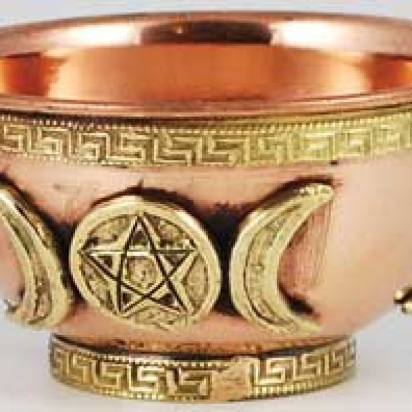 3" Triple Moon Offering Bowl