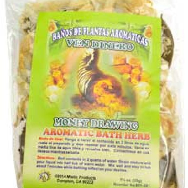 1 1/4oz Money Drawing  (Ven Dinero) aromatic bath herb