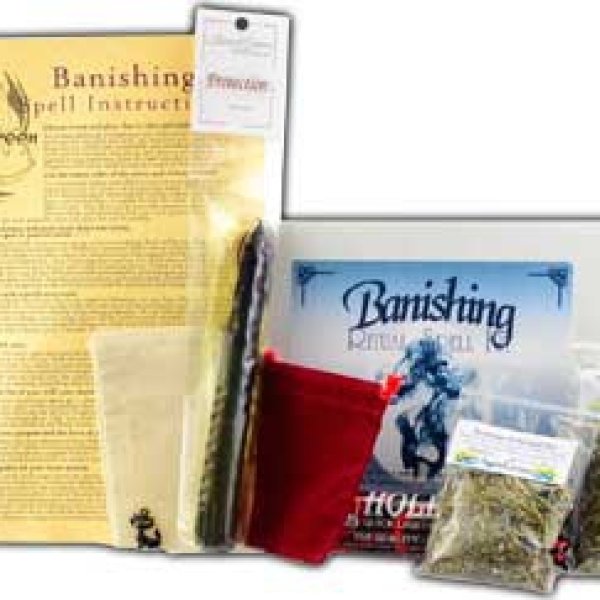 Banishing boxed ritual kit
