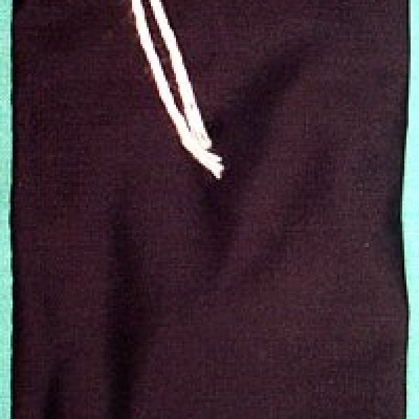 Black Cotton Bag 3" x 4"
