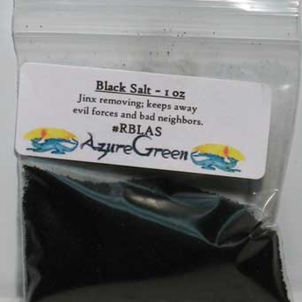 1 oz Black Salt Packet