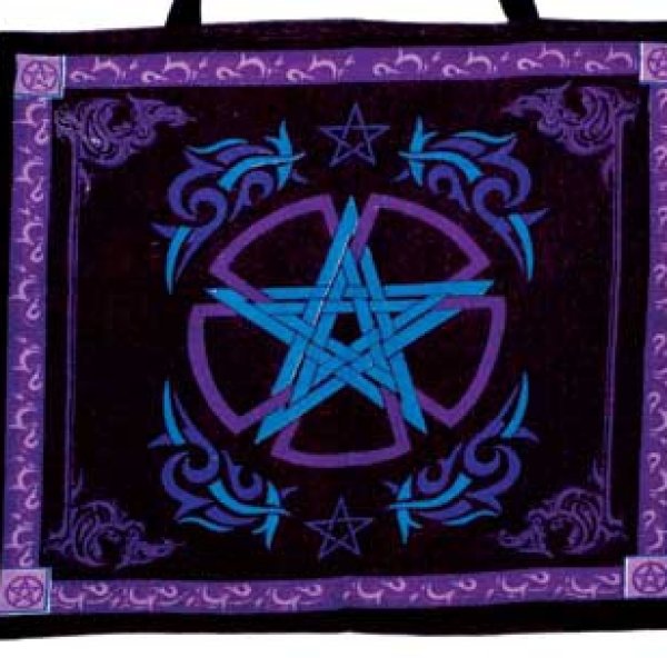 18" x 18" Pentagram tote bag
