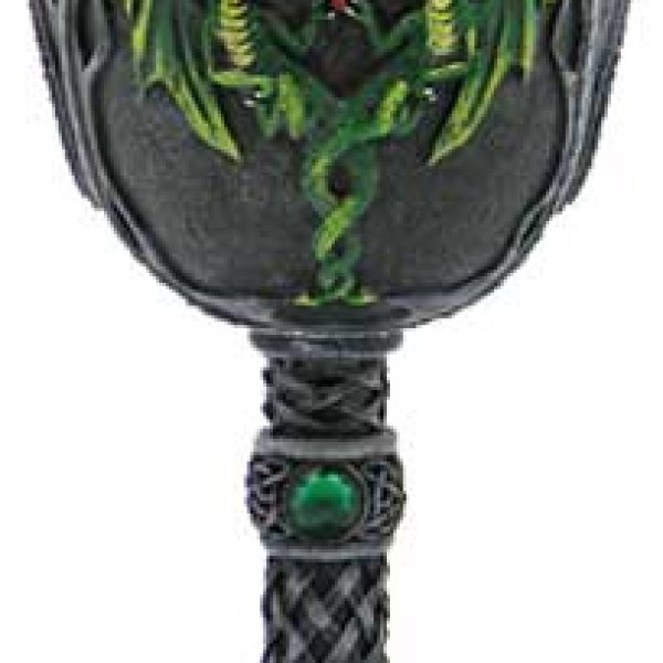 Green Dragon chalice 7 1/4"