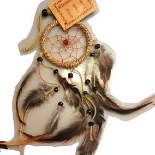 2 1/2" Natural dream catcher