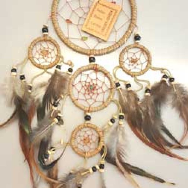 5" Natural dream catcher