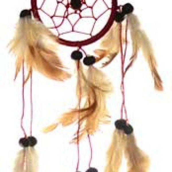 2 1/2" Brown dream catcher