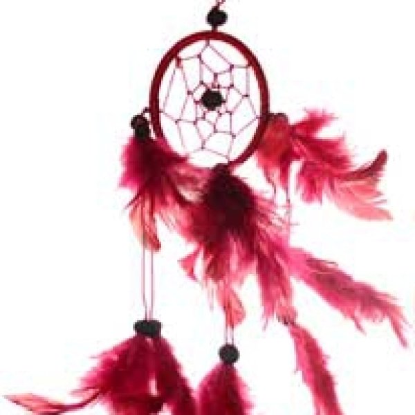 2 1/2" Red dream catcher