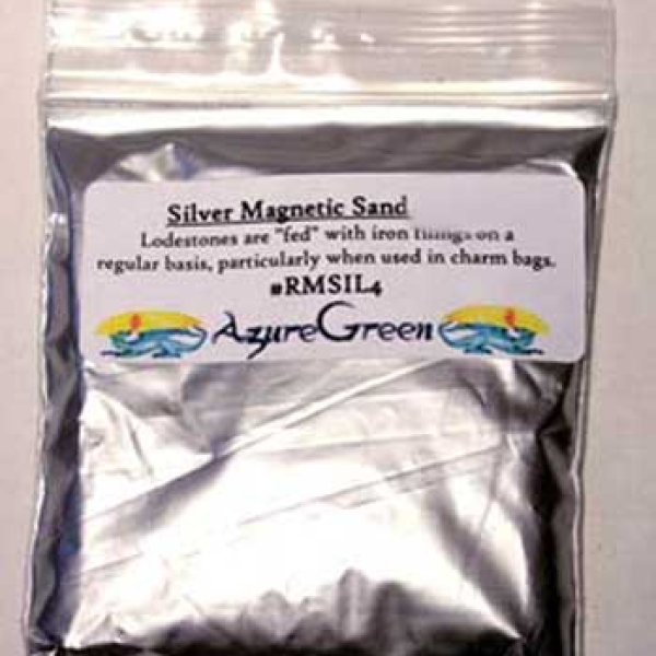 1 Lb Silver Magnetic Sand (Lodestone Food)