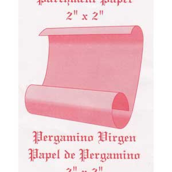 2" x 2" Sheep Skin parchment paper