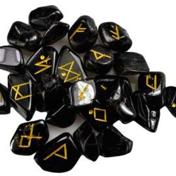 Black Tourmaline rune set
