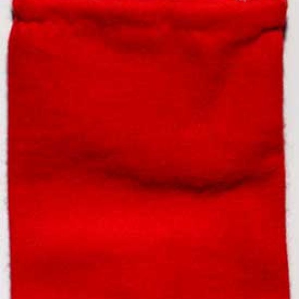 Red Cotton bag 3" x 4"