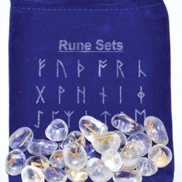 Clear Quartz rune set