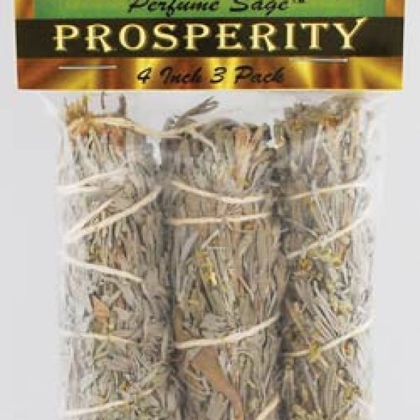 Prosperity smudge stick 3pk 4"
