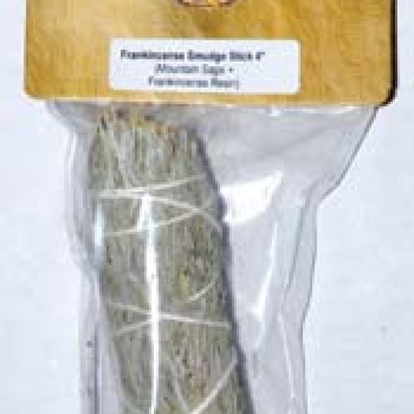 4" Sage & Frankincense smudge stick