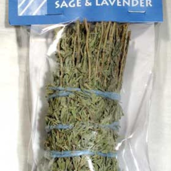 Sage & Lavender smudge stick 5"