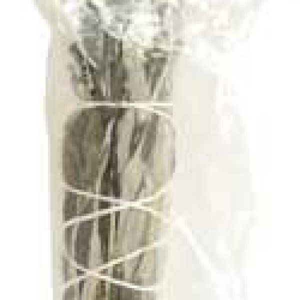White Sage & Mugwort smudge stick 8"