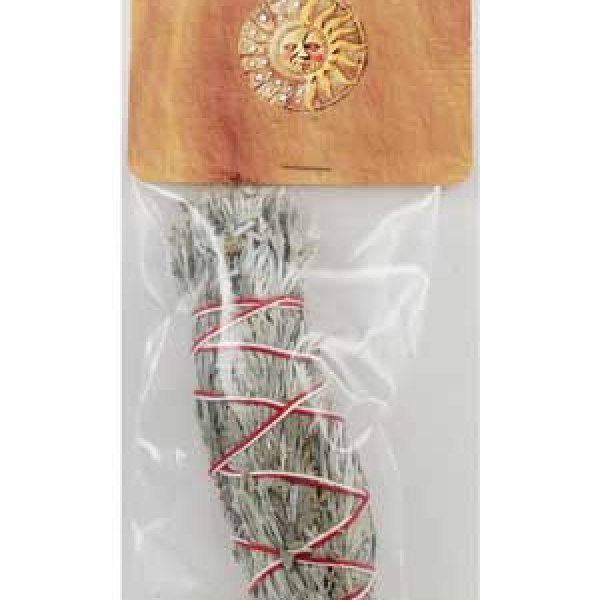 Blue Sage smudge stick 4" - 5"