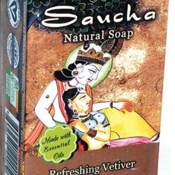 3.5oz Refreshing Vetiver saucha soap