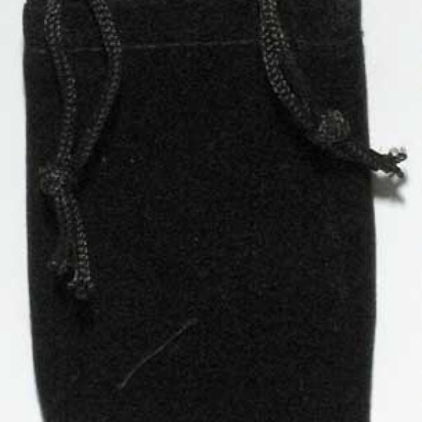 Black Velveteen Bag