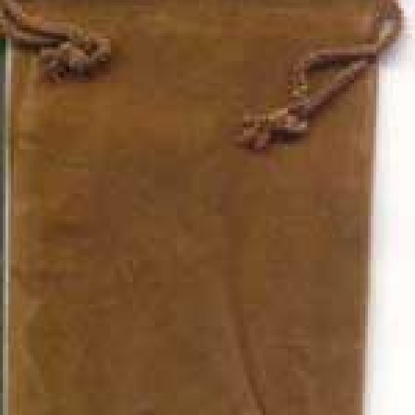 Brown Velveteen Bag