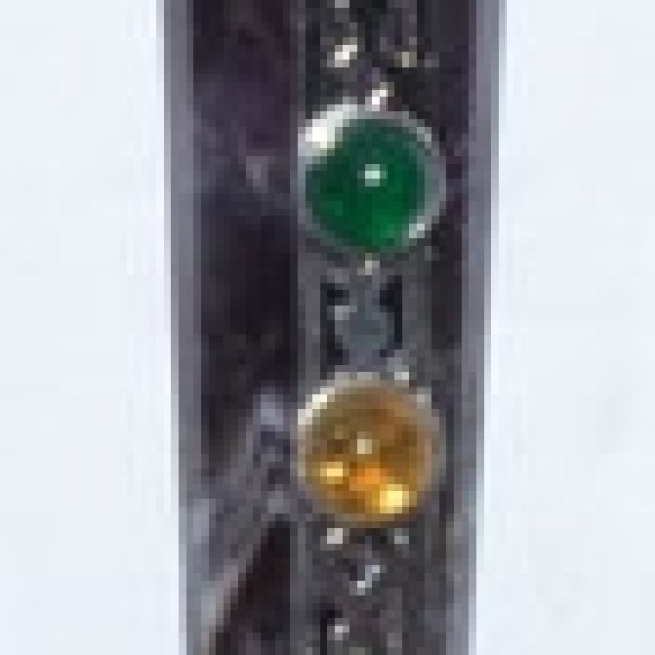 6" 7 Chakra Amethyst healing wand