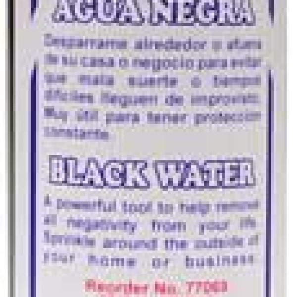 8oz Black Water (Aqua Negra)