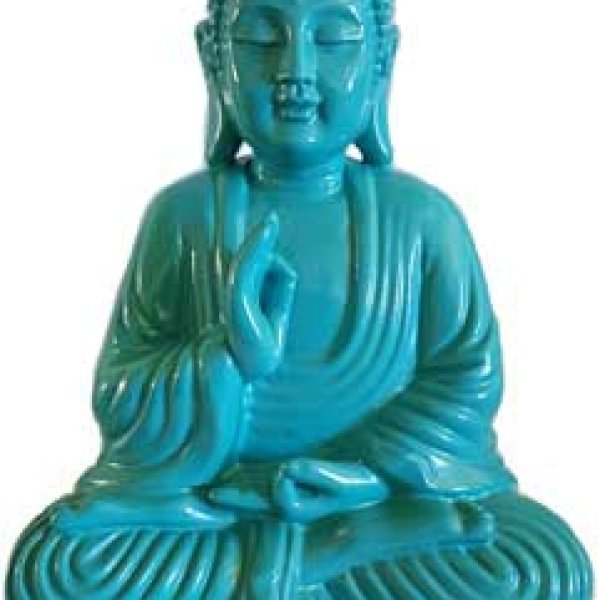 7 3/4" turquoise Buddha