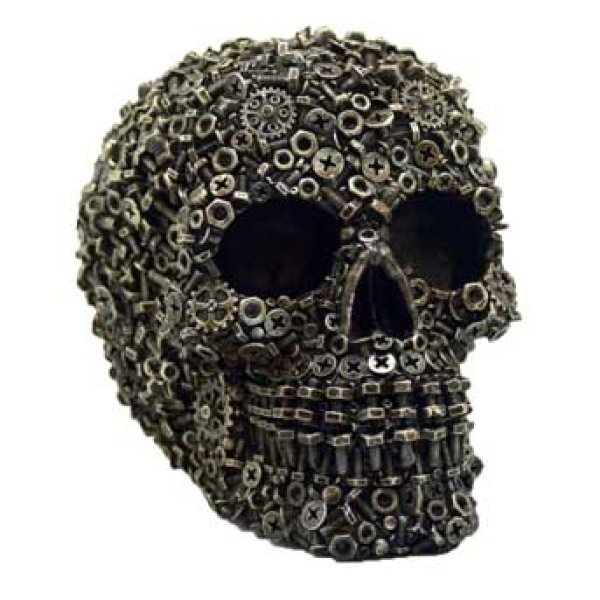 4 1/2" Steampunk Skull